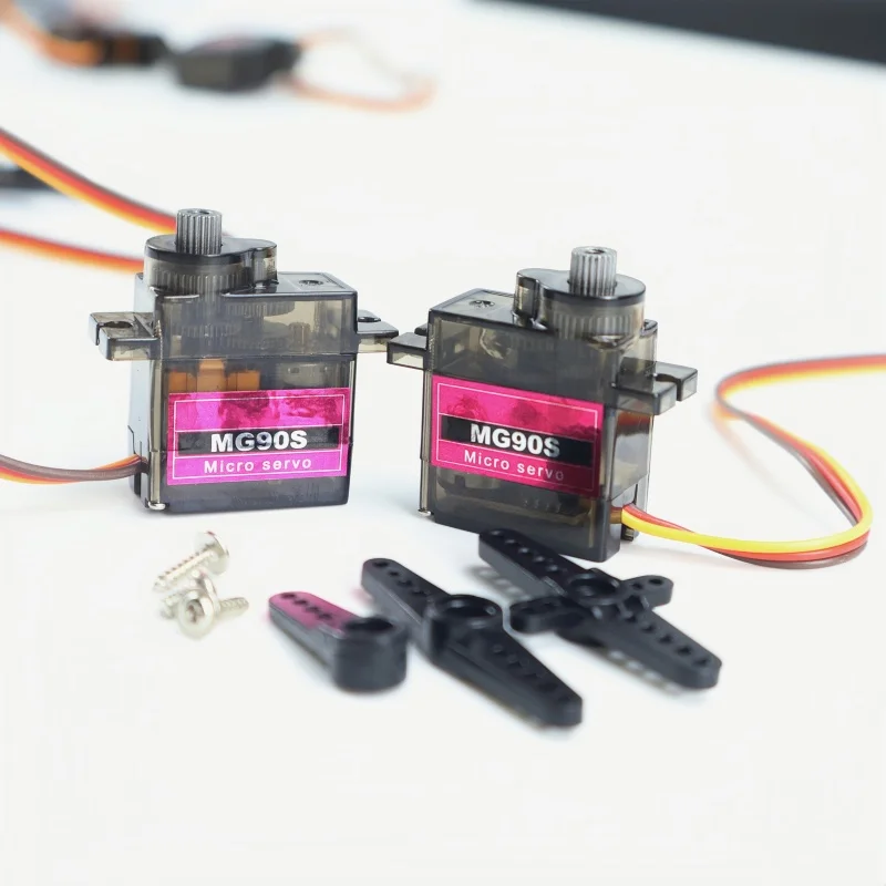 2 stuks MG90S full metal gear 9g servo SG90 upgrade versie voor RC helicopter vliegtuig boot auto MG90 9G Trex 450 RC robot
