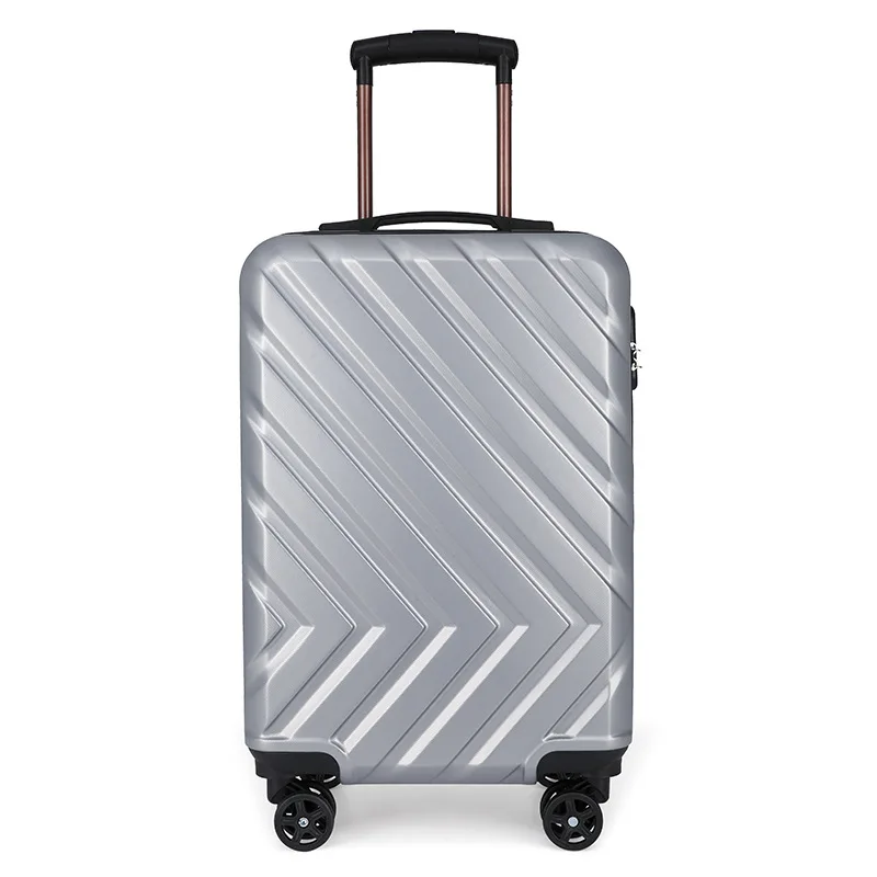 Valise à roulettes universelle avec fermeture éclair pour hommes et femmes, valise à main, divers styles, roue, bagage, 55x34x23 cm, 20 pièces