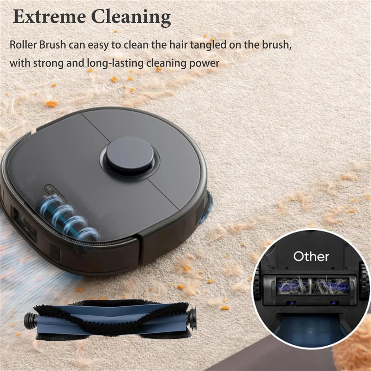 Fnjk-メインサイドブラシ付きロボット掃除機,モップクロス,HEPAフィルター,ダストバッグ,アクセサリー,Eufy x10 pro,Omniに適しています