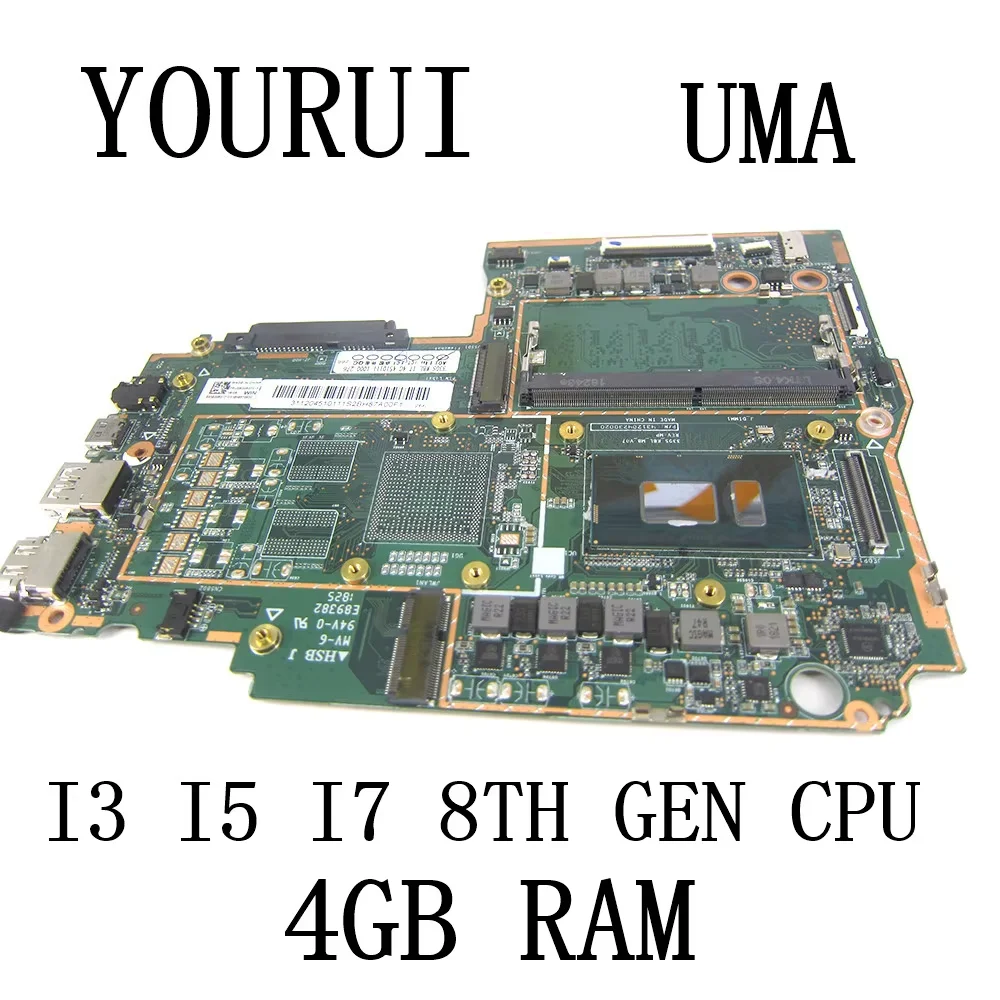 

For Lenovo Ideapad 330S 330S-15IKB Laptop Motherboard with I3/I5/I7 8TH Gen CPU and 4GB RAM Mainboard UMA