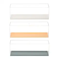 Showing Cabinet Dustproof Detachable Shelves Clear Storage Box Showcase for Perfume Collectibles Model Action Figure Toy