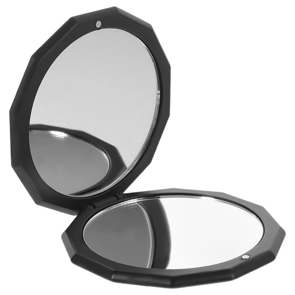 Specchio per trucco pieghevole compatto Piccolo specchio portatile tascabile da viaggio per donna con funzione di ingrandimento Specchietti a mano