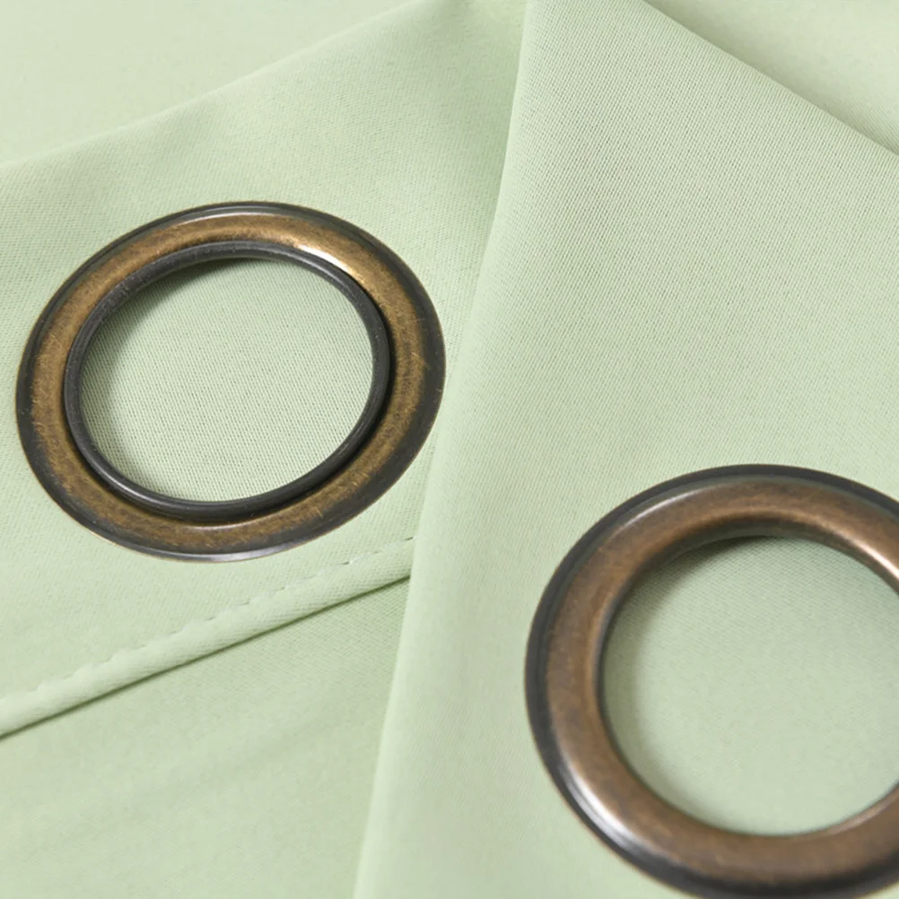 Rideau de fenêtre occultant isolé thermiquement, paire vert clair, taille 140x245, économie d'énergie, rideaux assombrissants pour salle