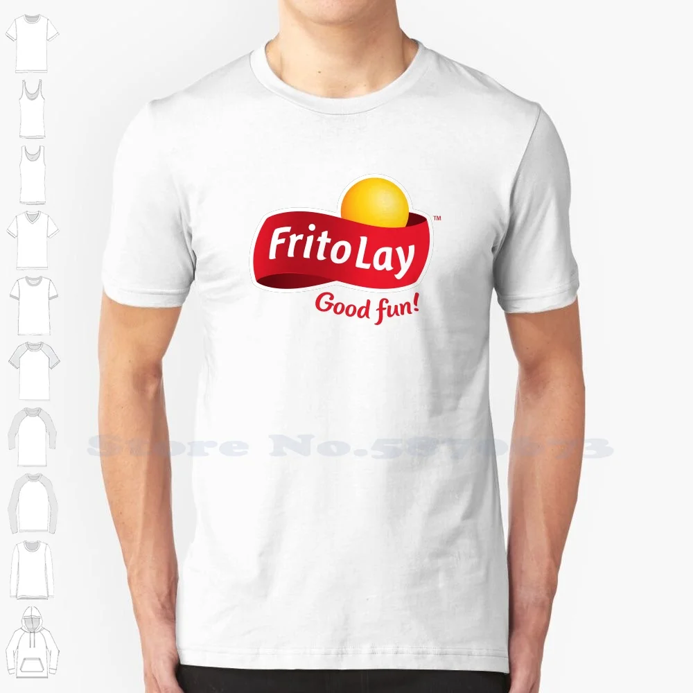 Frito-Lay Logo Casual T Shirt Top Quality Graphic 100% Cotton Tees