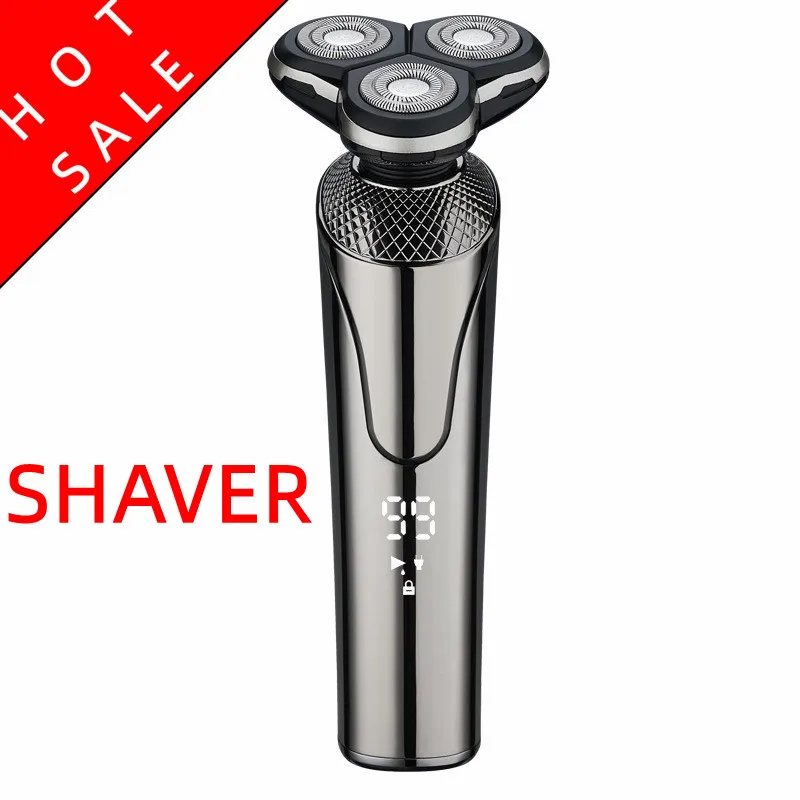 

5 IN 1 Electric Ear Nose Trimmer Hair Electric Shaver Intelligent High Power LCD Razor Rechargeable Beard Shaver