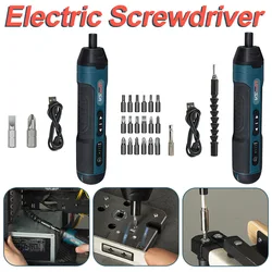 Cordless Electric Screwdriver Rechargeable 1300mah Lithium Battery Mini Drill 3.6V Power Tools Set Household Maintenance Repair