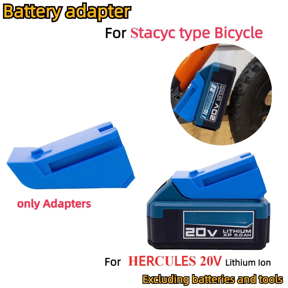 

Adapter/Converter for HERCULES 20V Li-ion Battery TO Stacyc Type Bicycle Lithium Battery Accessories(Only Adapter)