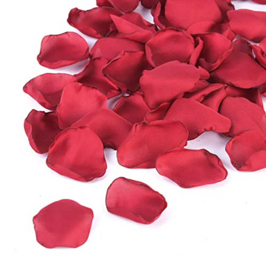 

Rose Petals 300pcs Silk Rose Petals Flower Petals for Wedding Flower Girl Basket Anniversary Romantic Night Party Table Centerp