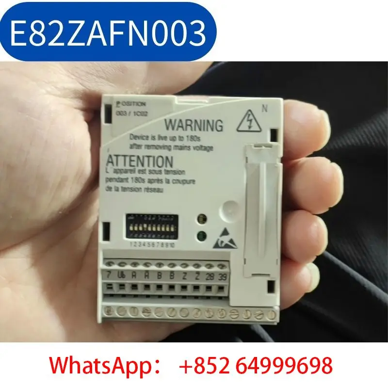 

second-hand I/O positioning module E82ZAFN003 tested ok