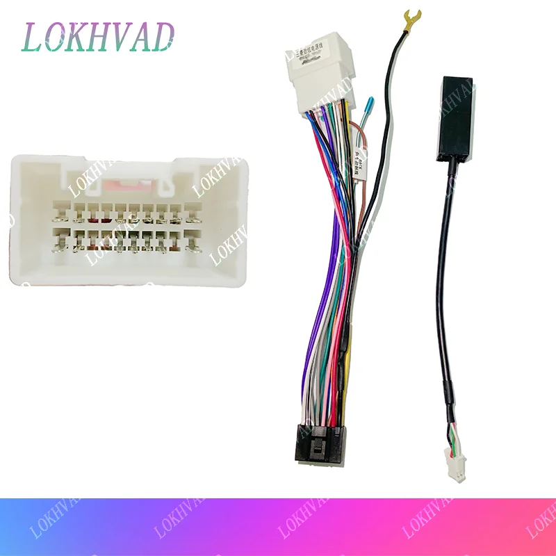 

Автомобильный стерео радио 16-контактный адаптер, жгут проводов для Mitsubishi Lancer-Ex ASX Power Calbe, жгут проводов головного устройства