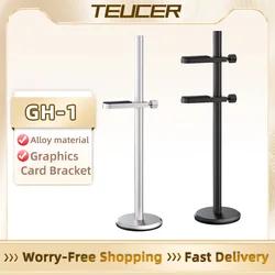 TEUCER GH-1 Graphics Card GPU Brace All Aluminum Alloy Material Card Holder GPU Support Jack Desktop PC Case Bracket Cooling Kit