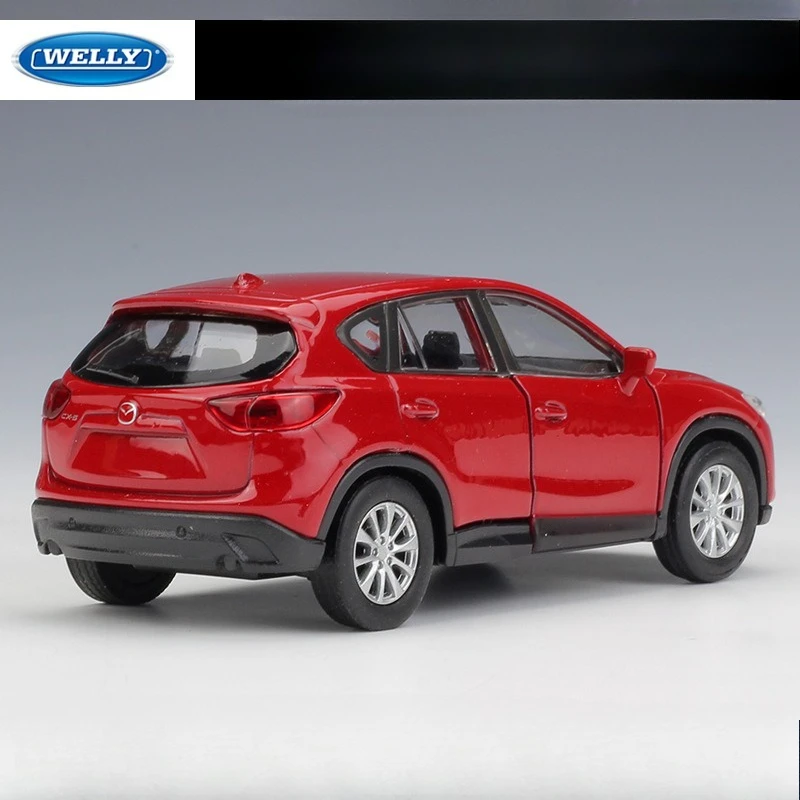 WELLY 1:36 Mazda MAZDA CX-5 modelo de coche fundido a presión vehículo de juguete extraíble niños niño colección de regalos de cumpleaños Voiture en miniatura