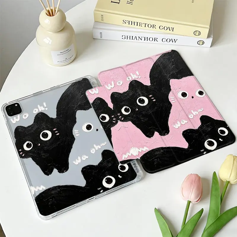 Tri-fold Protective Case For iPad 10.2 7/8/9 4/5th 10.9 iPad A16 2025 11th Air11/13 IPad Mini6 8.3 air3 10.5 Pro11 2nd 3rd 4th