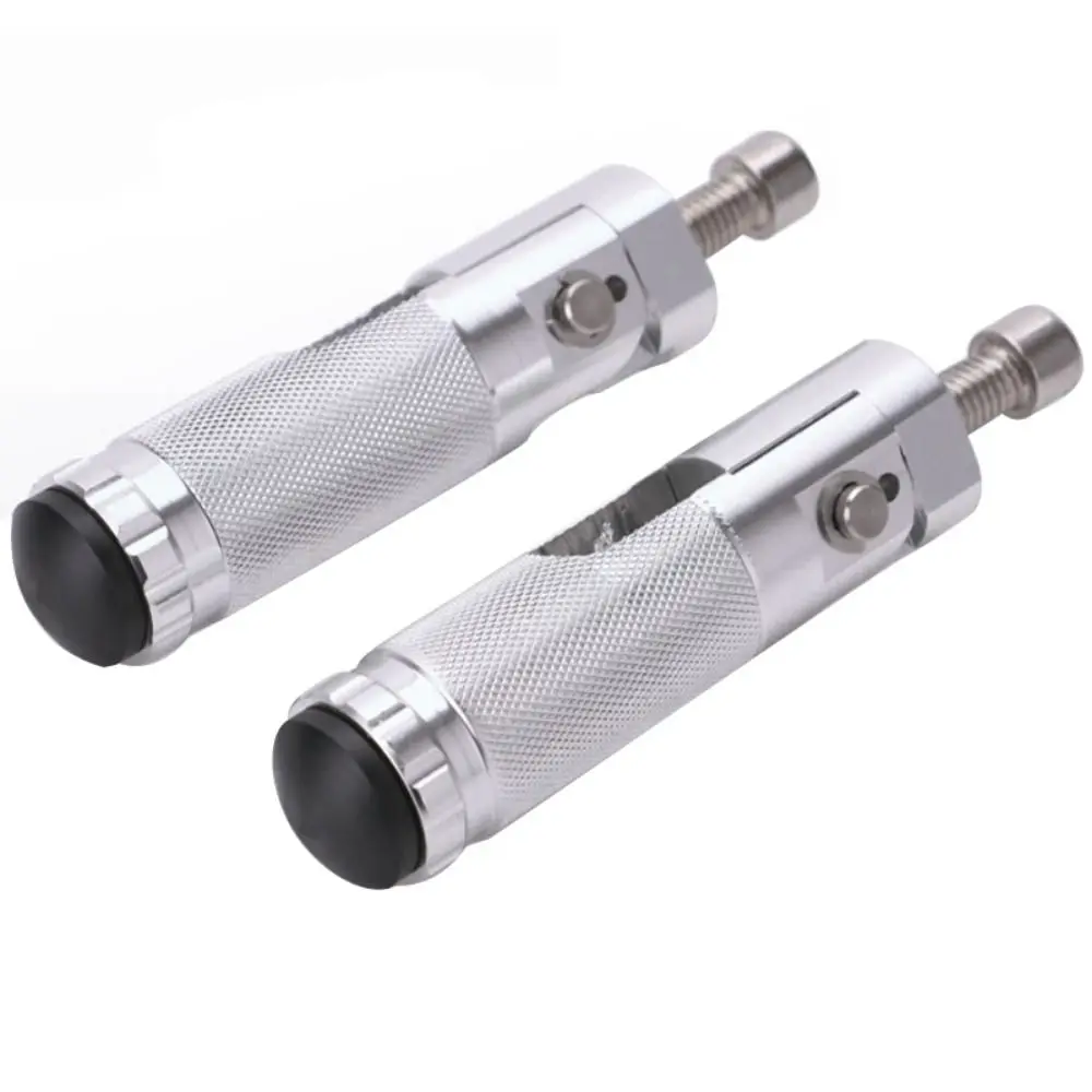 

For 8mm Mounting Bolts Motorcycle Footpegs Anti-Skid Universal Electric Motorbike Foot Pegs High Quality CNC Aluminum