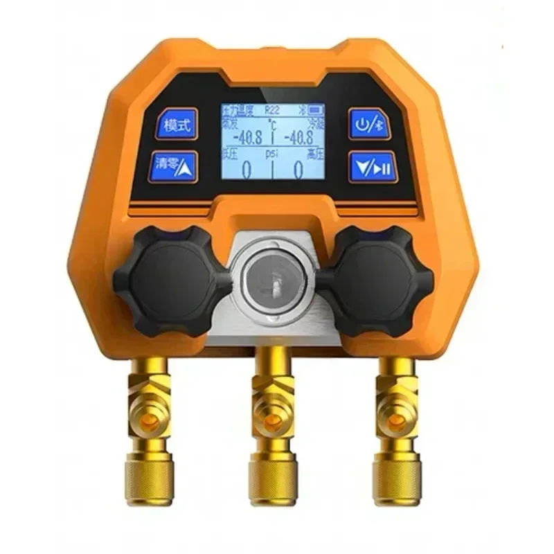 

Electronic Refrigeration Manifold -14-800Psi English Interface DMG-4B Digital Display Dual Gauge