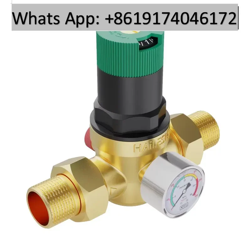 Specially designed for tap water pressure reducing valve, brass adjustable stabilizing valve, pre filter