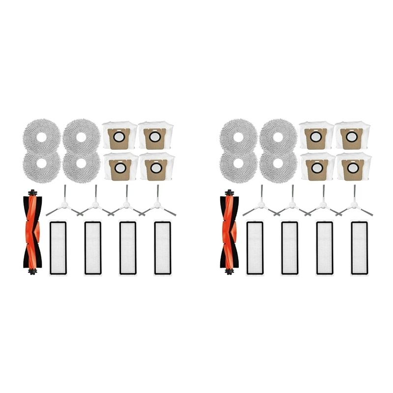 

M14K-2Set For Xiaomi Robot Vacuum X20+ / X20 Plus Replacement Parts Accessories Hepa Filter Mop Cloth Dust Bag