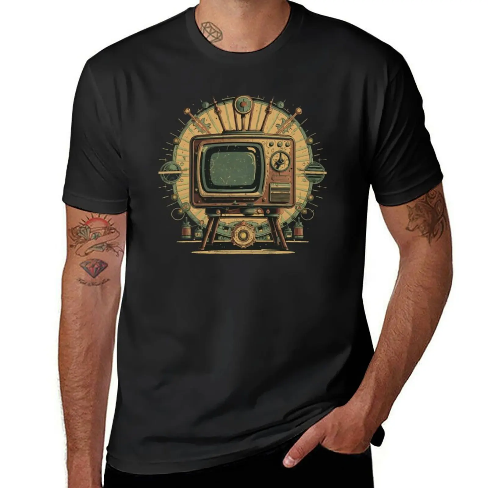 Retro Reels T-Shirt oversized sports fans mens big and tall t shirts