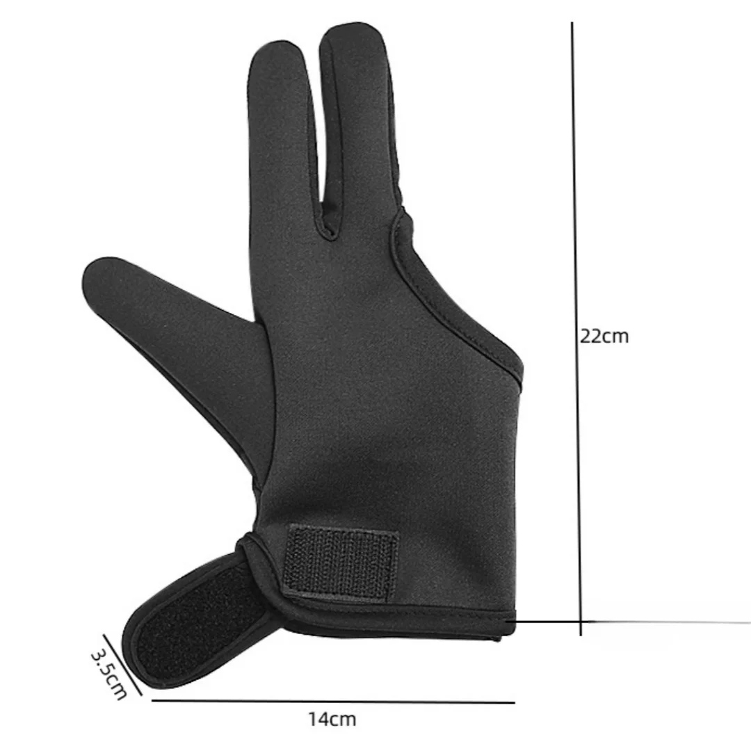 3 إصبع قفازات مقاومة للحرارة القفازات قفازات حماية الشباك عصا قفاز قابلة لإعادة الاستخدام الحرارة جيت قفازات الحلاق أدوات تصفيف الشعر #5