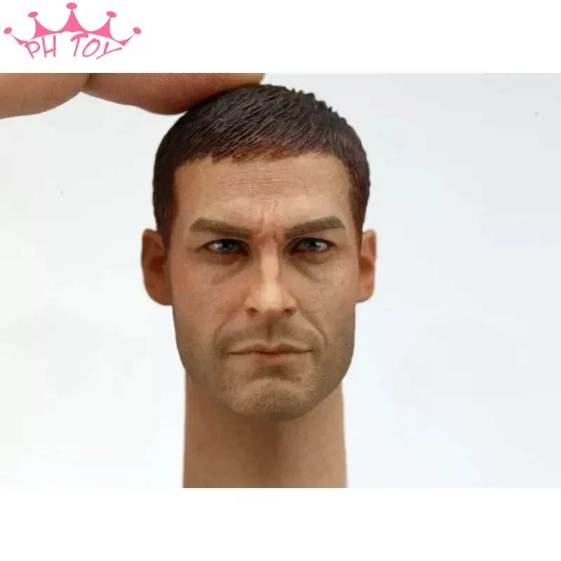 1/6 Schaal WWII Mannelijke Soldaat Head Sculpt Noord-Afrikaanse Leger Infanterie Hoofd Gespeeld Model voor 12 "Action Figure pop Collectie Speelgoed