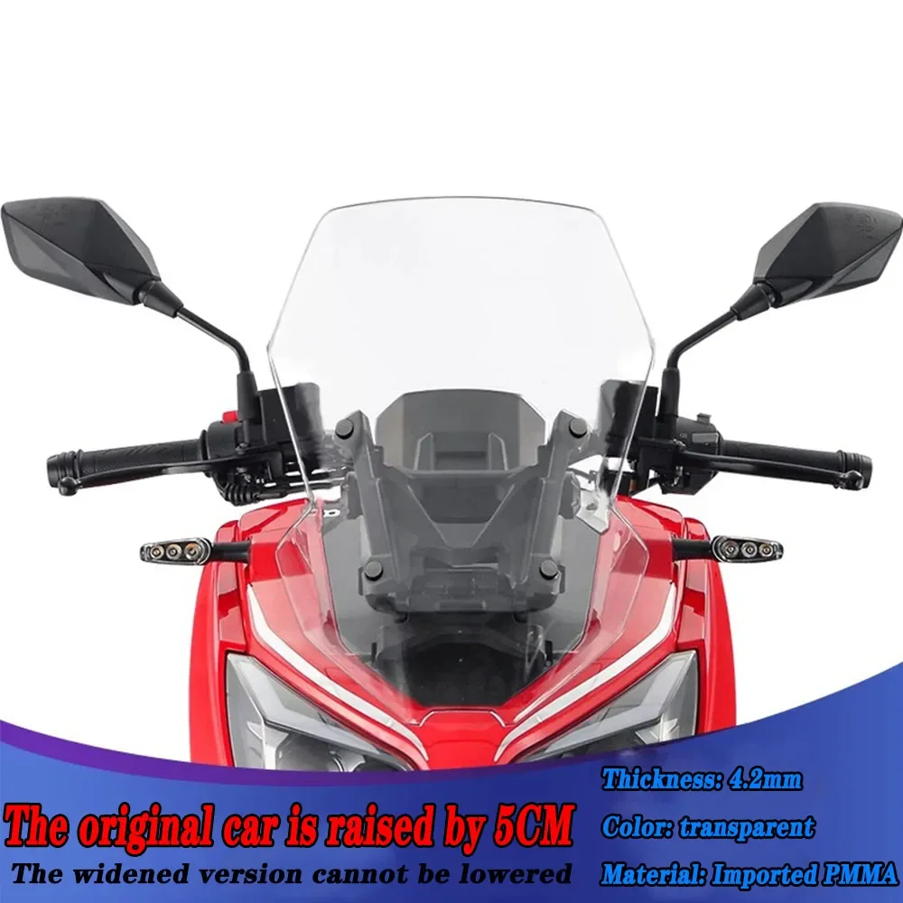 Motorcycle Windshield For QJ Moto ATR160 Heightened and Widened Windshield New Front Windshield New