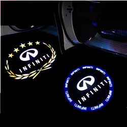 LED Car Door Projector Logo Light For Infiniti EX25 EX35 EX37 QX50 QX56 QX70 QX80 Q50 Q60 M25 M35 M37 FX37 FX50 G37 G25 2022