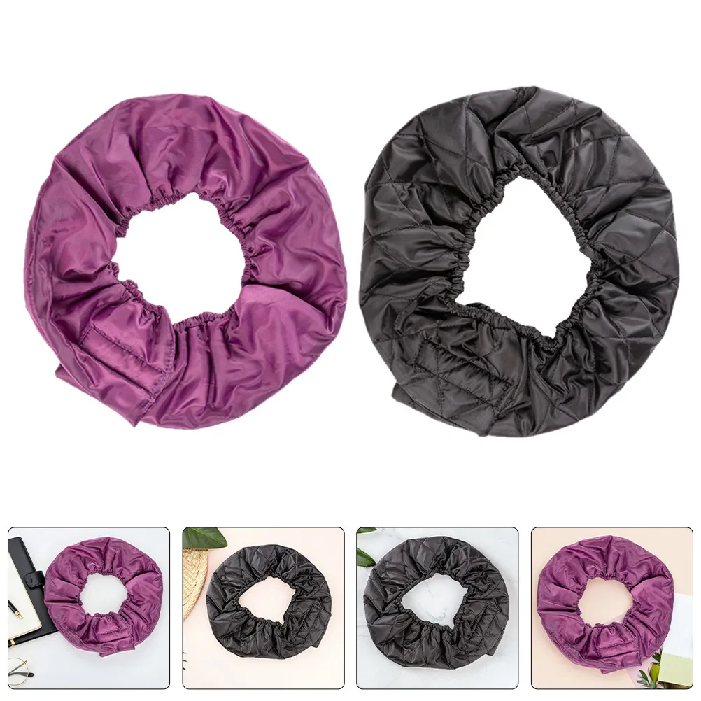 2 Pcs Shower Cap Hair Color Waterproof Salon Cape Dye Styling Capes for Stylist Women