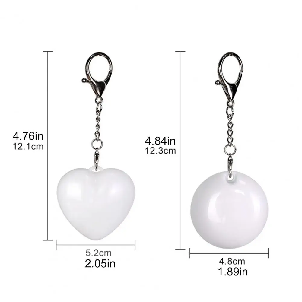 الحب القلب حقيبة يد ضوء المحفظة على شكل قلب مع مستشعر LED التلقائي القابلة لإعادة الشحن اللمس الاستشعار المحفظة حمل حقيبة الضوء #6