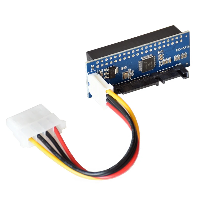 HDD 3.5 IDE to SATA Adapter Hard Disk Converter PATA IDE 39/40Pin to SATA 22Pin Hard Drive Connector with Data Cable