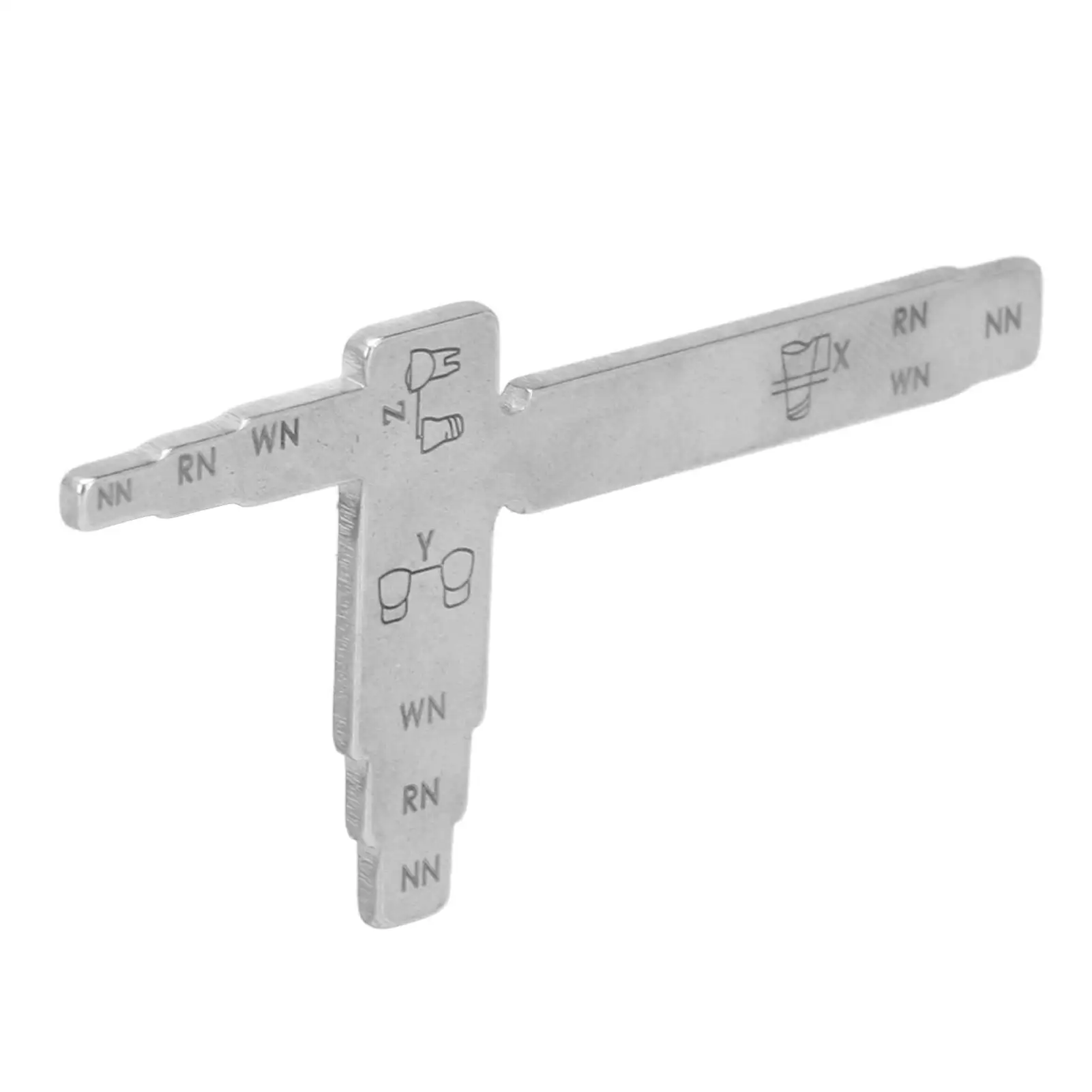 

Heat Resistant T-Shaped for dental Implant Locator Clip: Clear Scale Ruler for Dentists & Clinics