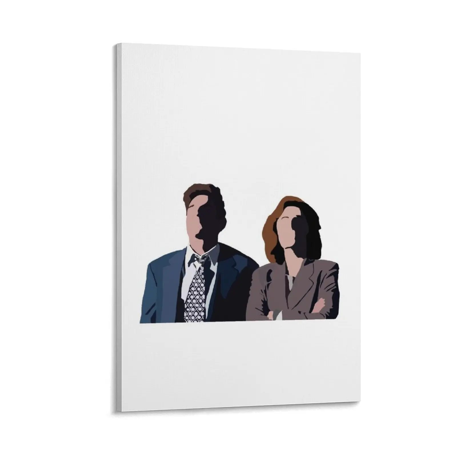 Mulder and Scully Canvas Painting posters for room Decorative picture wall frame for living room