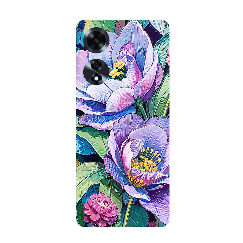 For OPPO A60 4G Phone Case Fashion Soft TPU Silicone Painting Back Cover for OPPO A60 A 60 OPPOA60 CPH2631 Funda Coque