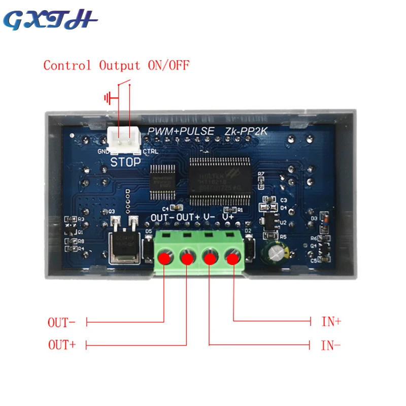 Modulo Controller Velocità Motore ZK-PP2K – Generatore PWM E Impulsi LCD Per Test E Automazione