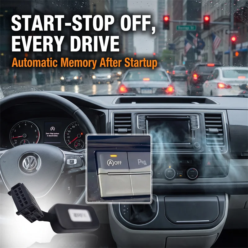 For VW T-cross Multivan T6.1 Automatic Start Stop Engine System off Eliminator Stop Start Canceller Plug Cable