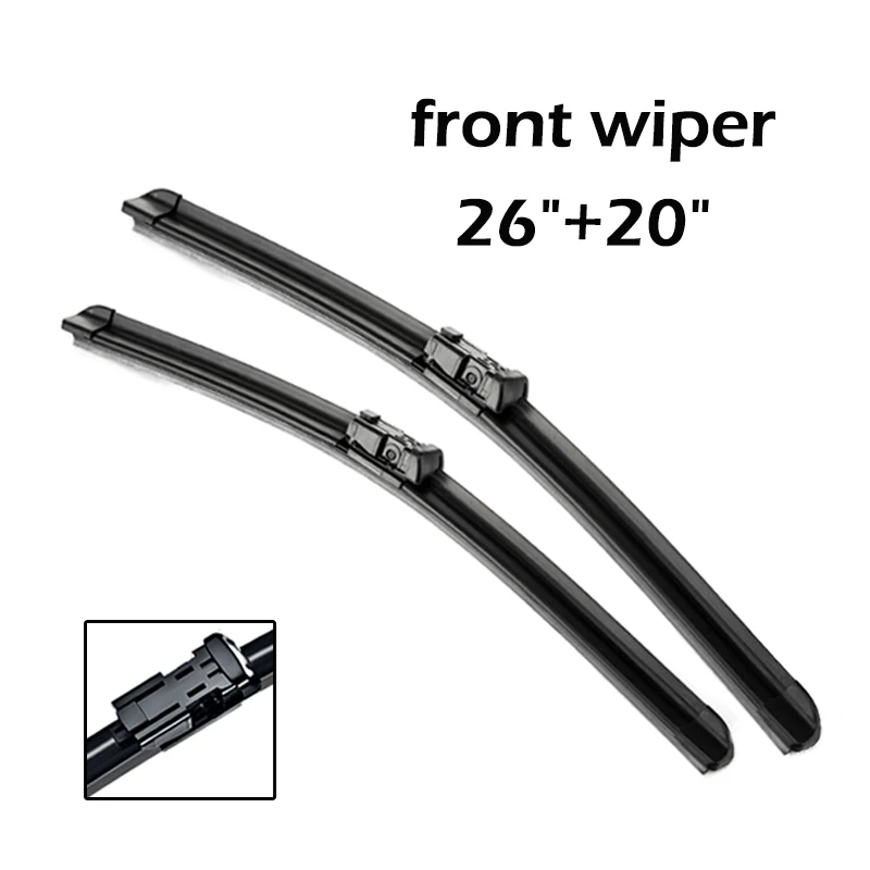 Wiper Front Rear Wiper Blades Set For Volvo V50 2007 2008 2009 2010 2011 2012 2013 Windshield Windscreen Window 26\