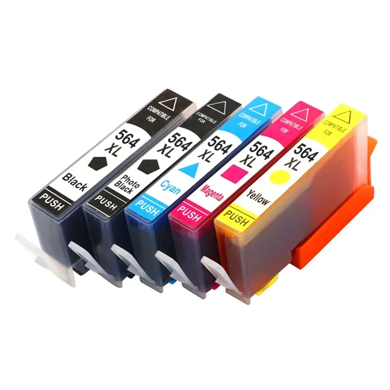 Compatible 564 564XL Ink Cartridge for HP Photosmart 5510 5511 5512 5514 5515 5520 5522 5525 6510 6512 6515 6520 Printer images - 6