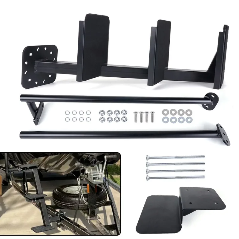 3 Step Boat Boarding Step Non-Slip Yacht Pedal with Handrail Marine Folding Ladder for Yacht Boat Accessories