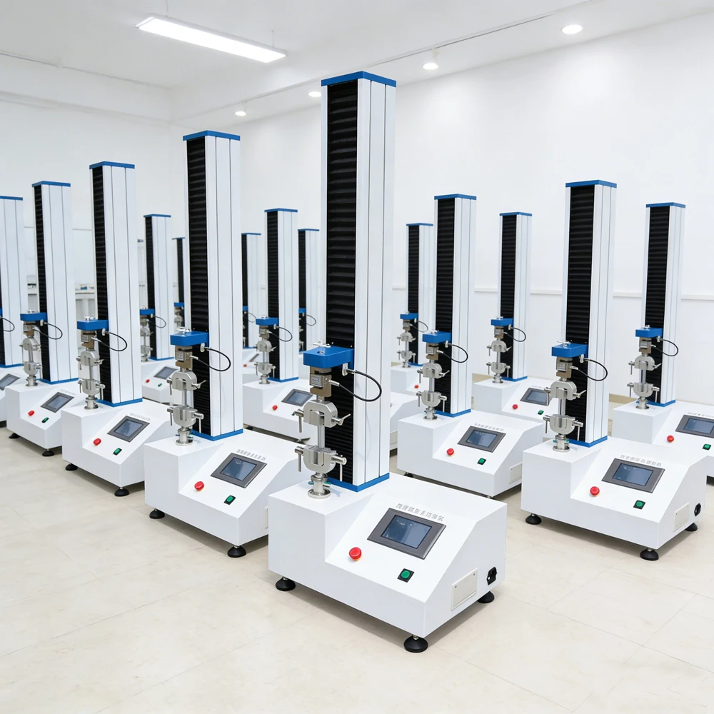 High Precision Vertical Tensile Testing Machine for Plastic Rubber Metal Fabric