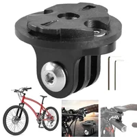 Soporte de aleación para cámara de bicicleta Garmin GoPro, soporte Universal para ordenador de bicicleta, soporte Base para accesorios de ciclismo al aire libre