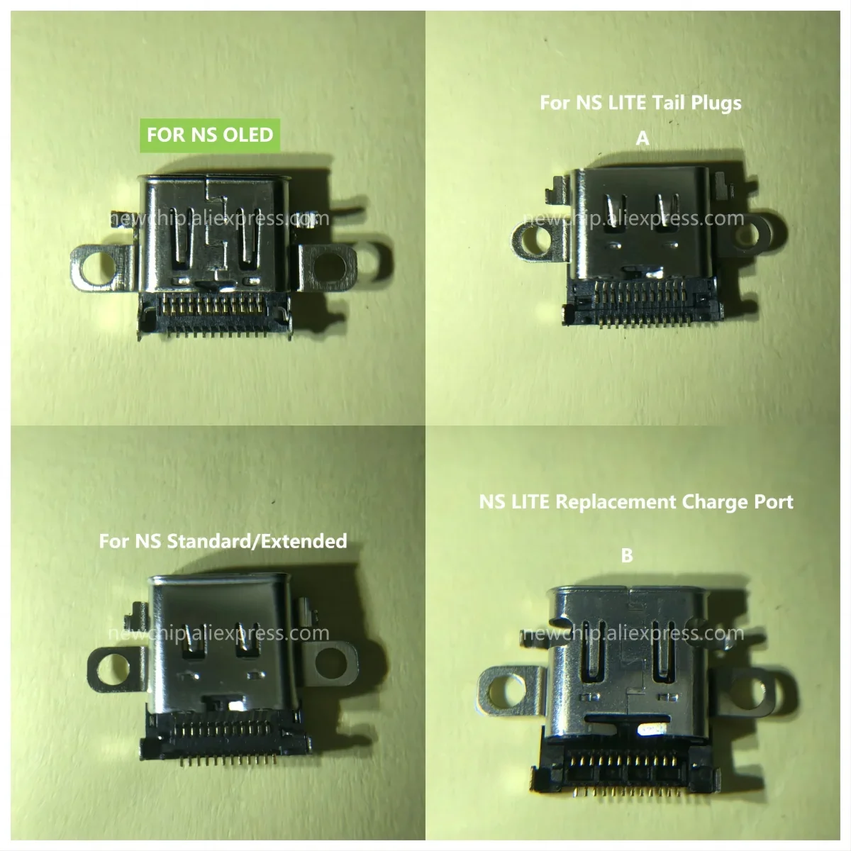 

For NS SWITCH Standard/Extended OLED LITE Charging connector Host built-in socket TYPE-C cable port Original Wholesale