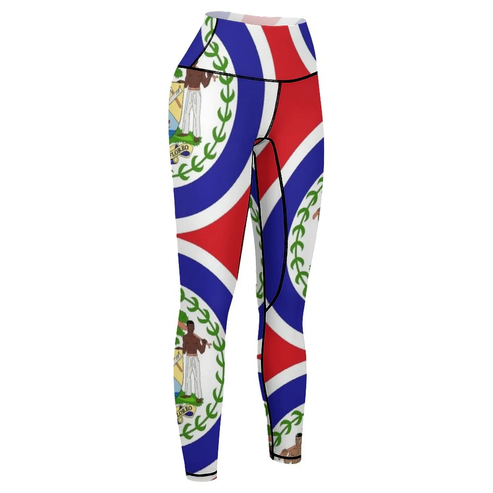 Belize Flag Gifts, Stickers & Products Leggings legging push up sports for leggins push up woman sports for gym Womens Leggings