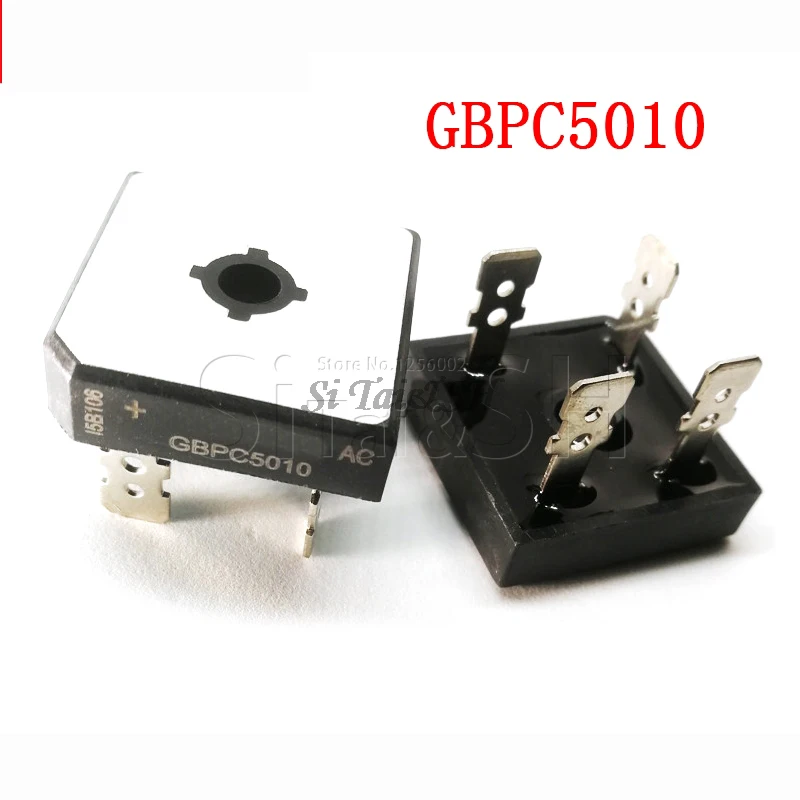 2pcs GBPC5010 Bridge Rectifiers 1000V 50A Bridge Rectifier new original