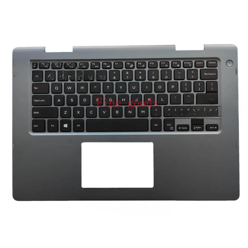 New Palmrest Upper Case Keyboard Gray For Dell Inspiron 14 5481 0XHYYJ   US