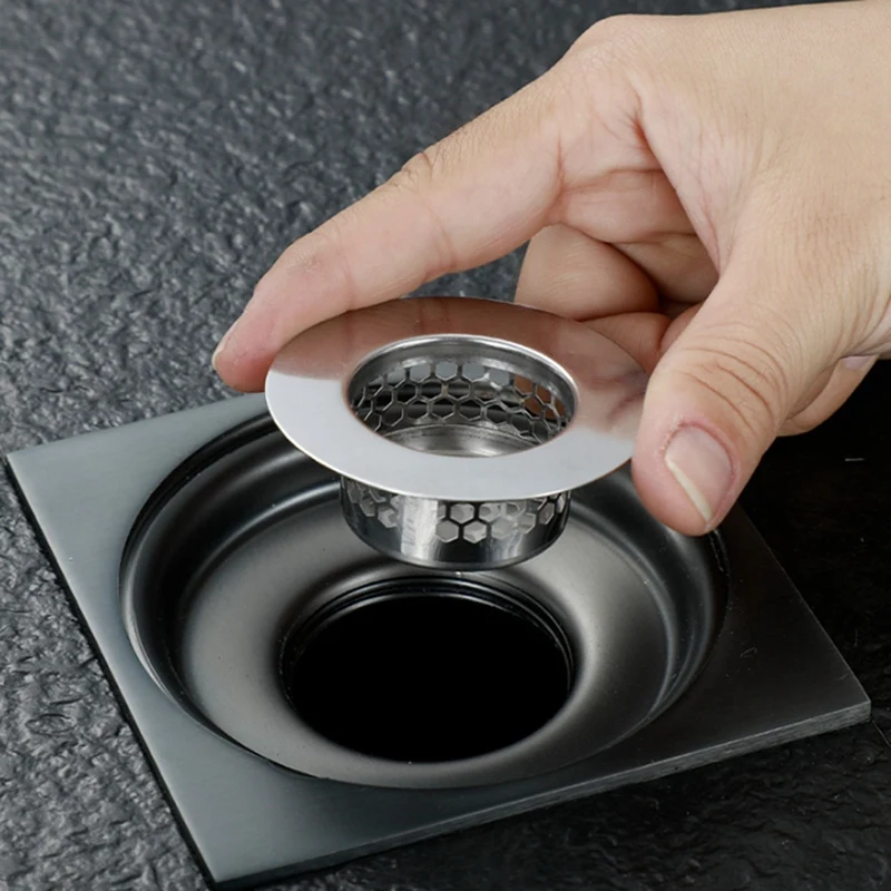 LICE-Bathtub Drain Cover, Bathroom Sink Strainer, Drain Hair Catcher For Bathtub Laundry Utility Sink, (3-Pack)