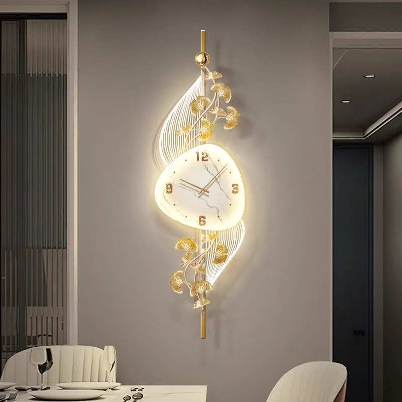 Modern pendulum luxury wall clock decoration wall clock home decoration