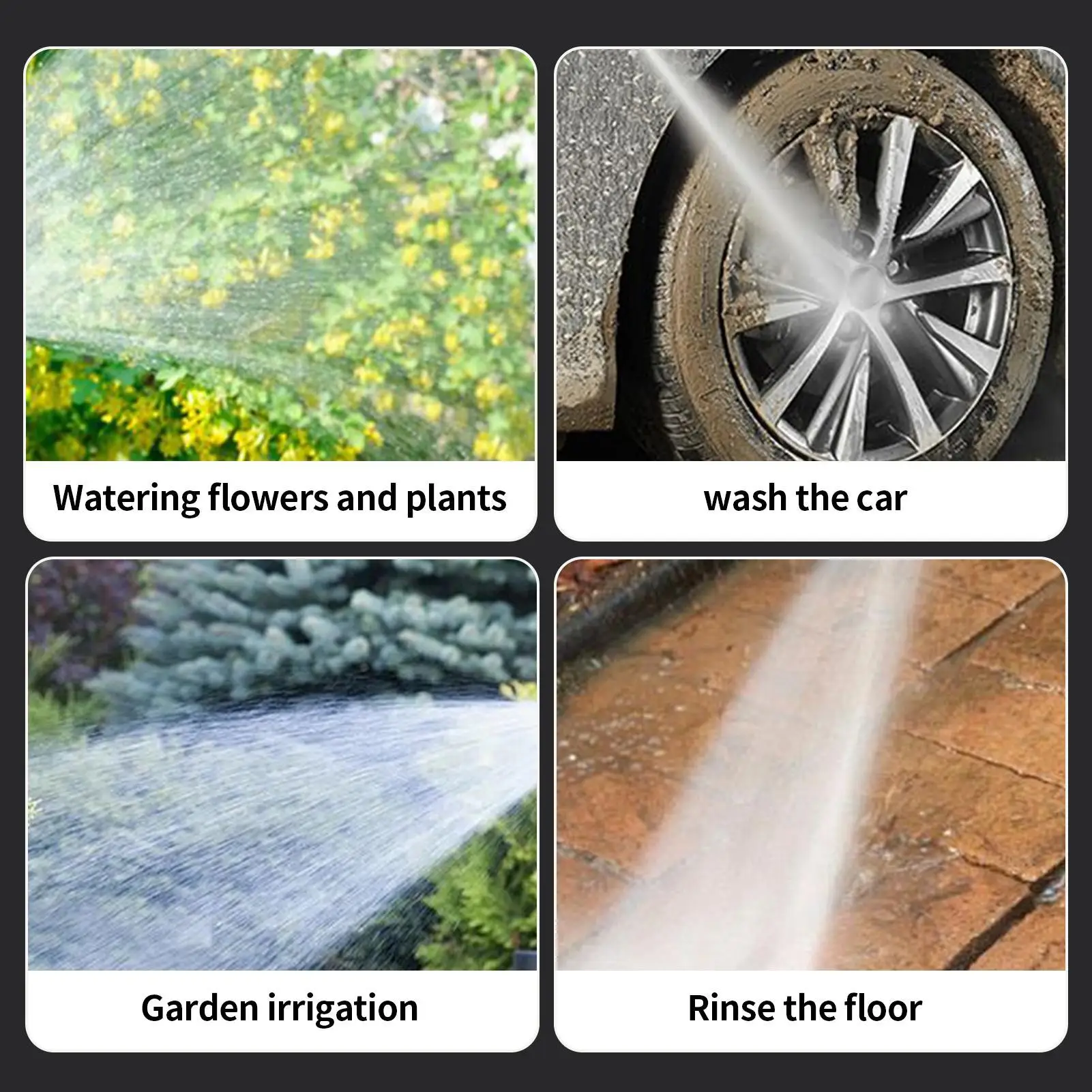 

Многофункциональная автомойка, водяные пистолеты высокого давления, распылитель пены, распылитель, бытовая автомобильная водопроводная труба, автомобильный полив цветов