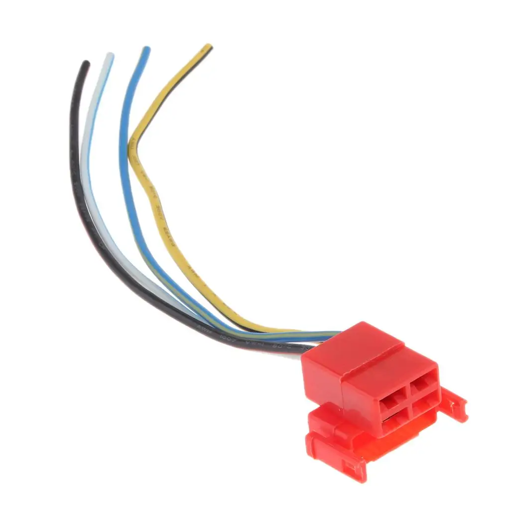 Starter Relay Connector 4 Way Solenoid Plug Motorbike Electrical Harness Socket for Honda CBR900RR CB400SF
