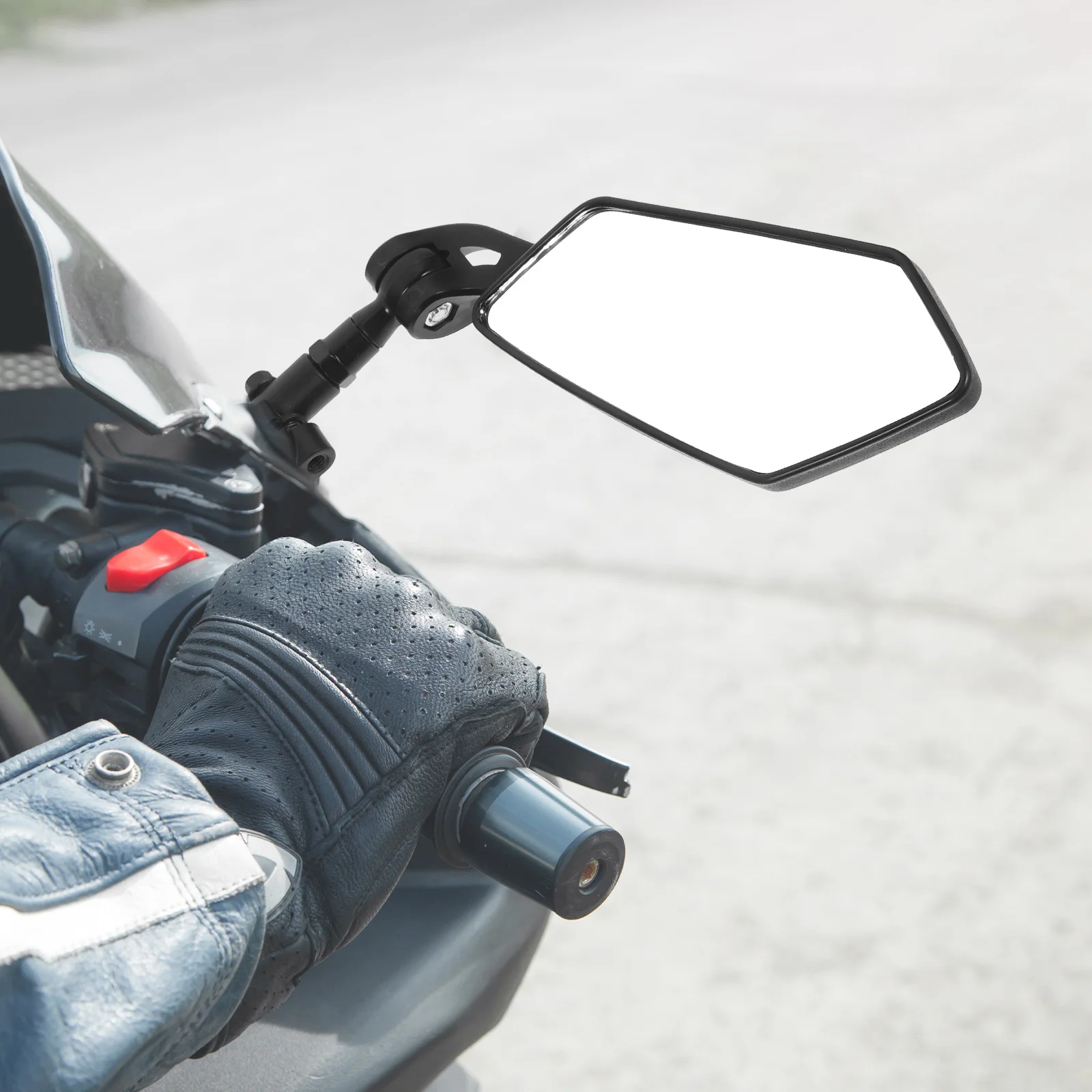 

2Pcs Bike Rearview Mirror Adjustable Handlebar Mount Bike Side Mirror Durable for Bicycle Motorcycle Mirrors for Bikes