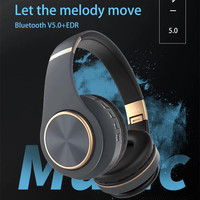 T8 Foldable Noise Canceling Blutooth Headphones With Audio Cable Bluetooth Earphone Hedset Earphones Big Ear Phones MP3 Player