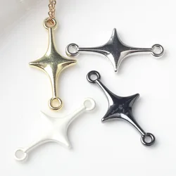 Zinc Alloy Charms Star Charms Connector 10pcs/lot For DIY Fashion Jewelry Making Finding Accessories